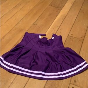 Purple cheer skirt